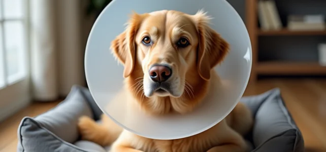 Astuces pour préparer l’environnement idéal à un chien portant une collerette Astuces pour préparer l’environnement idéal à un chien portant une collerette