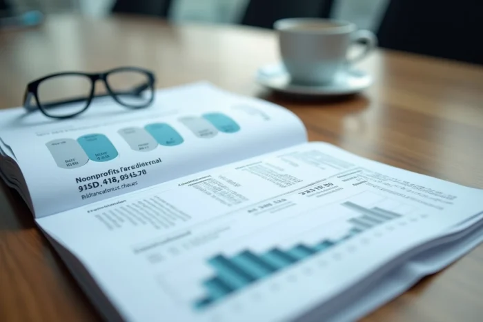 Rapport annuel de la SPA ouvert sur une table de réunion avec des données de rémunération et organigramme, illustrant la transparence salariale des dirigeants associatifs